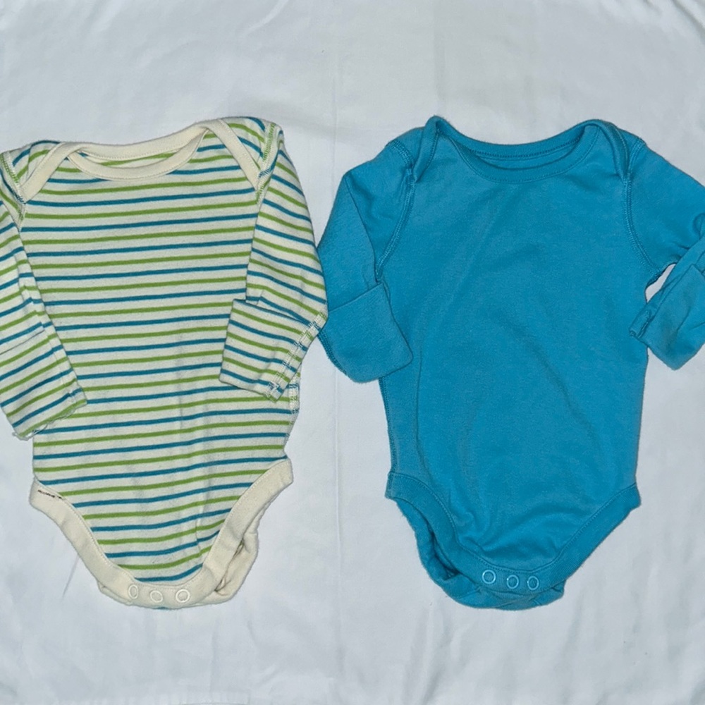 Hanna Andersson Organic Cotton Onesies - 0-3mo